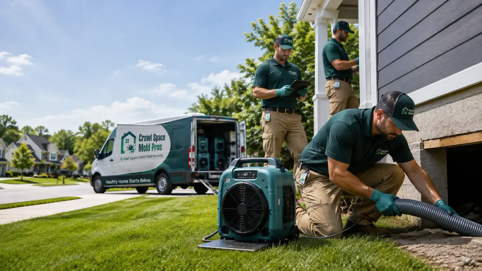 Crawl Space Mold Removal in Frankford, MO